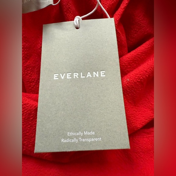 NWT - Everlane - Pinafore Strappy Back Red Midi Dress, Strappy Back - Size 2 - Picture 8 of 9